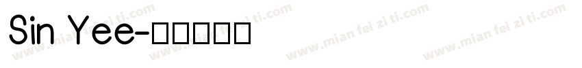 Sin Yee字体转换